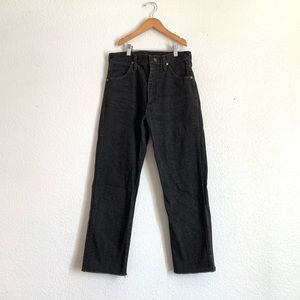 Vintage Wrangler Black High Waisted Cut Off Jeans
